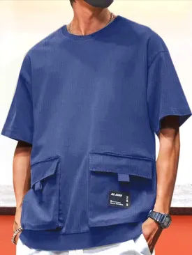 100% Cotton Cargo Pockets T-shirt