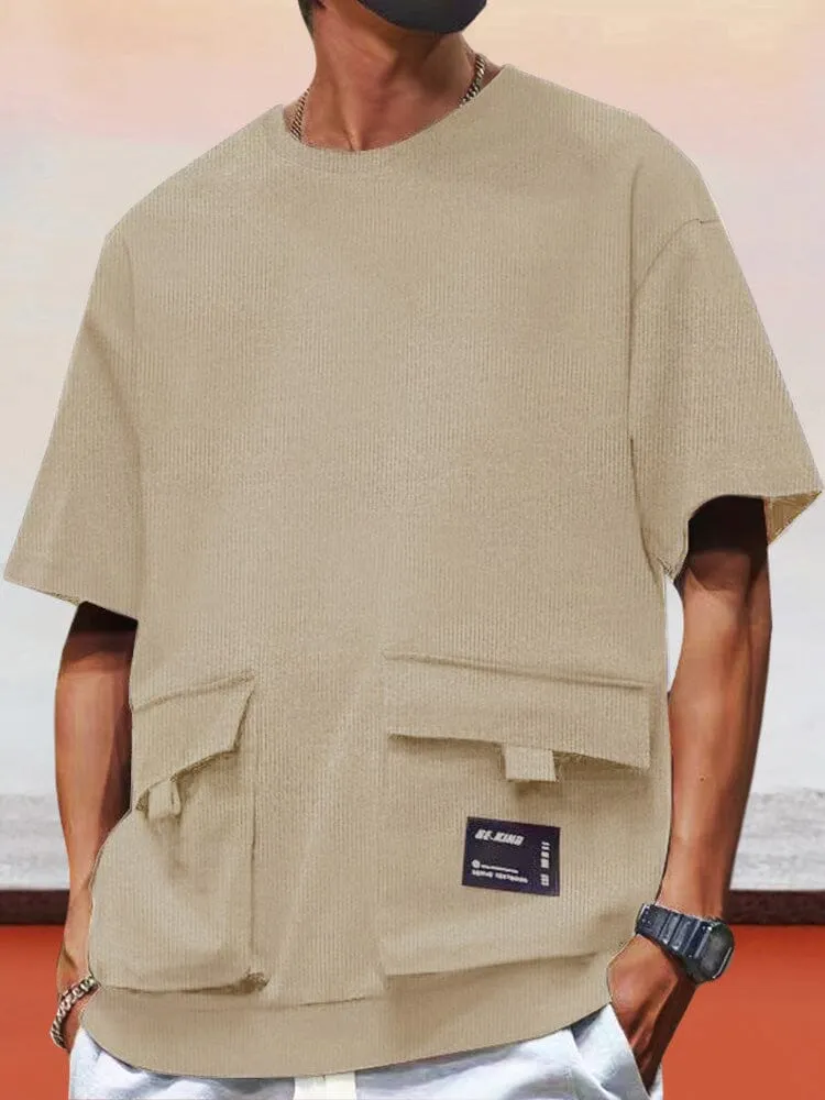 100% Cotton Cargo Pockets T-shirt