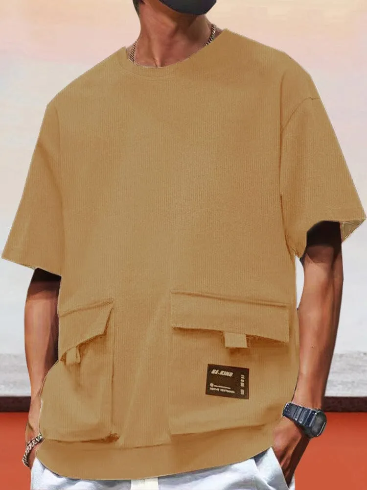 100% Cotton Cargo Pockets T-shirt