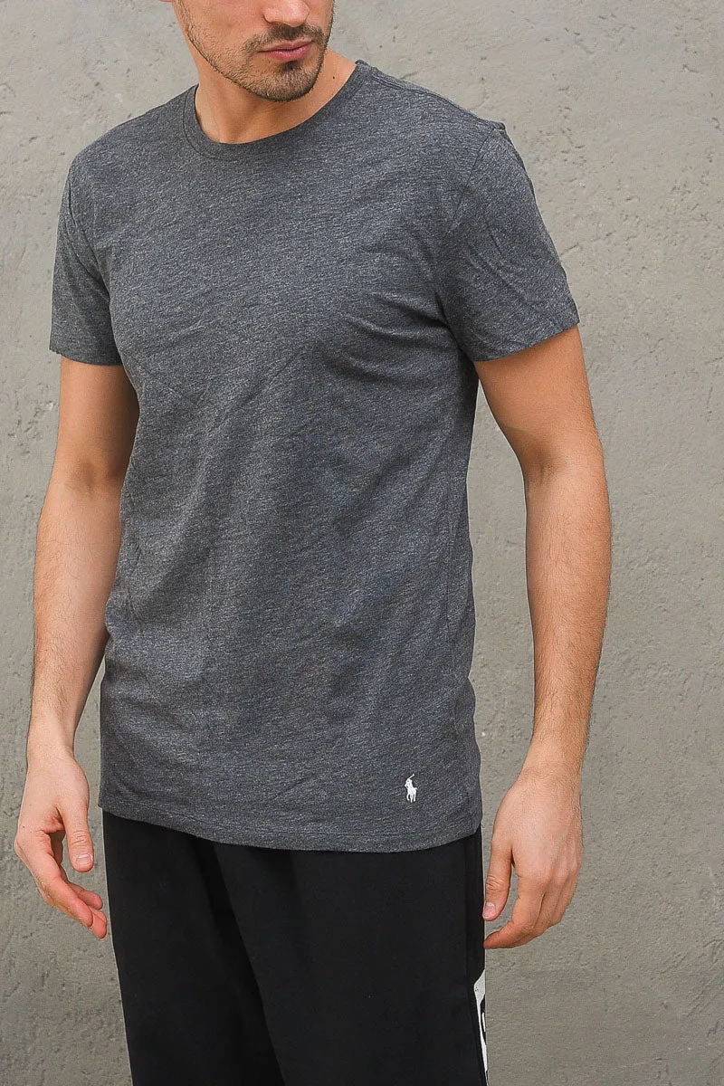 3-pack Tshirt Polo Ralph Laure - Black Charcoal Red