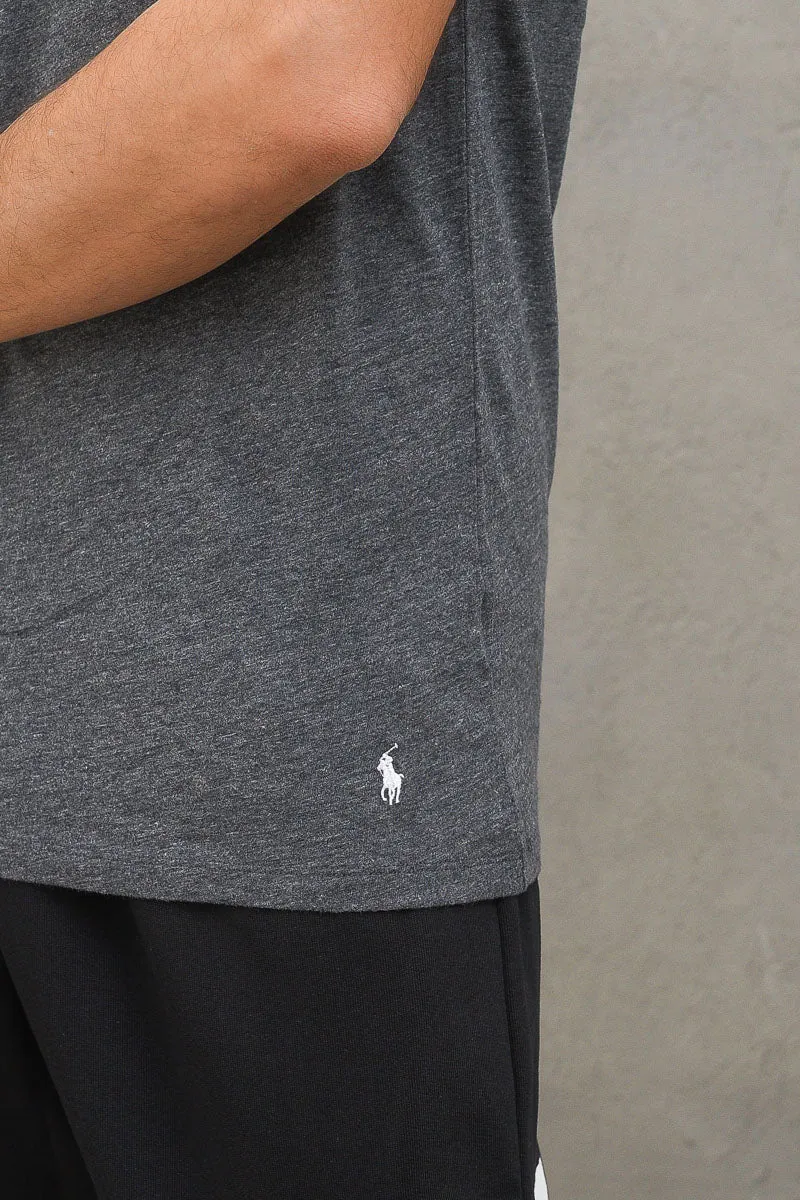 3-pack Tshirt Polo Ralph Laure - Black Charcoal Red