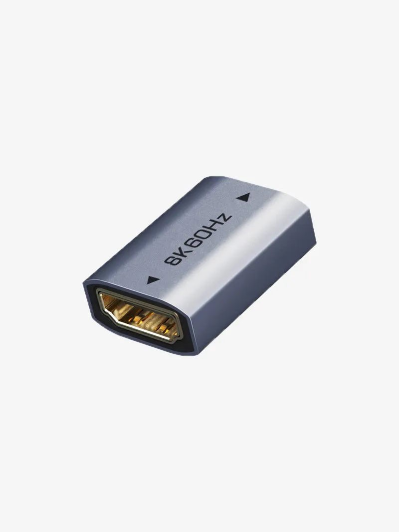 8K HDMI 2.1 Coupler Female To Female Extender Adapter