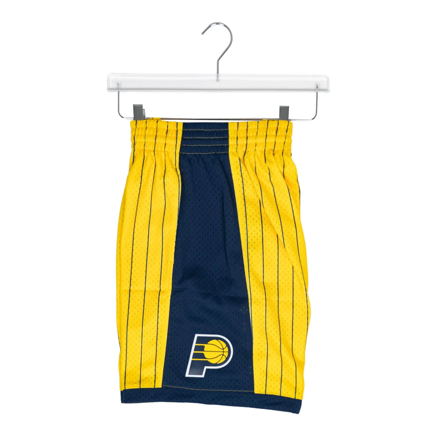 Adult Indiana Pacers Pinstripe Hardwood Classic Shorts by Mitchell & Ness