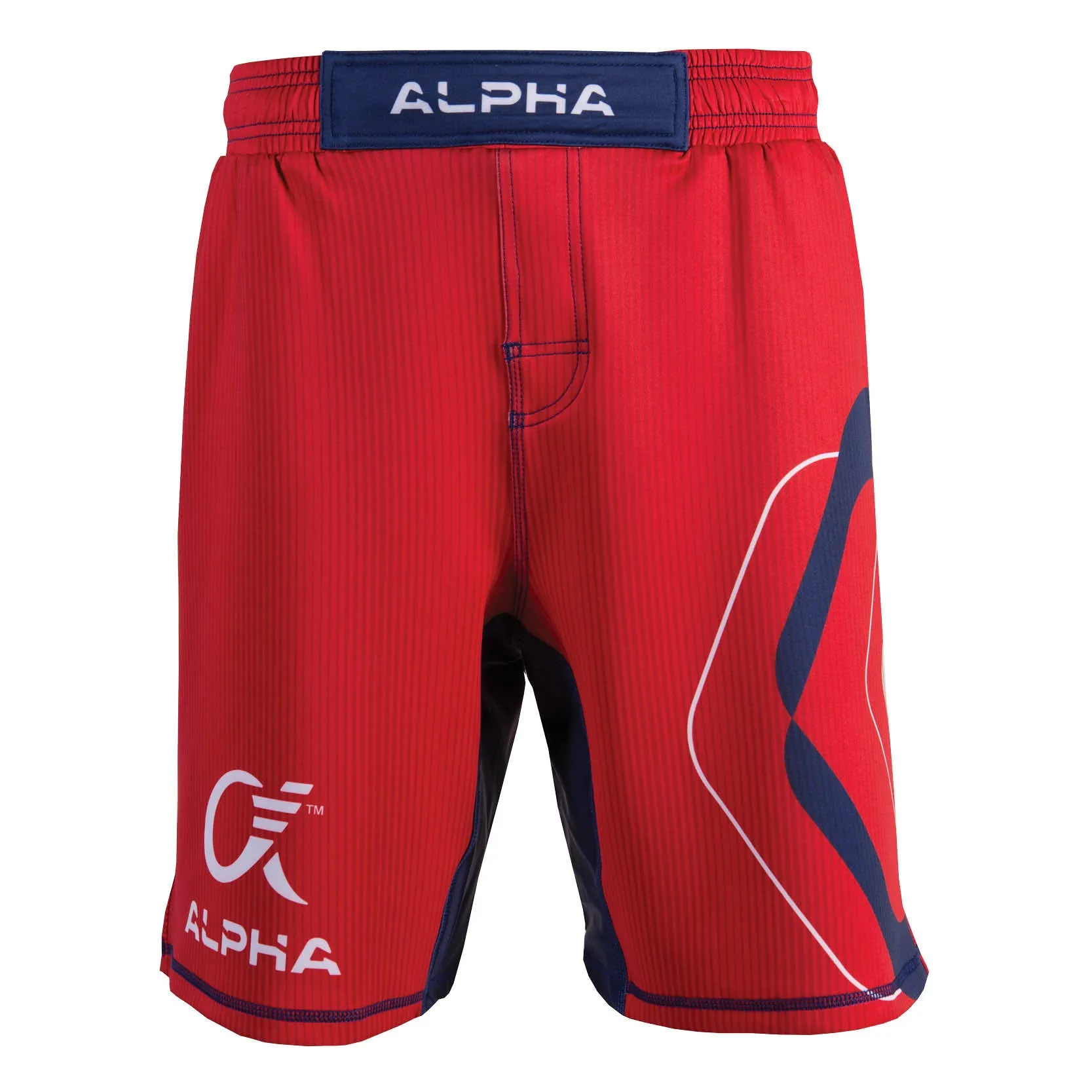 Alpha Fighter Shorts - Red (Hex)