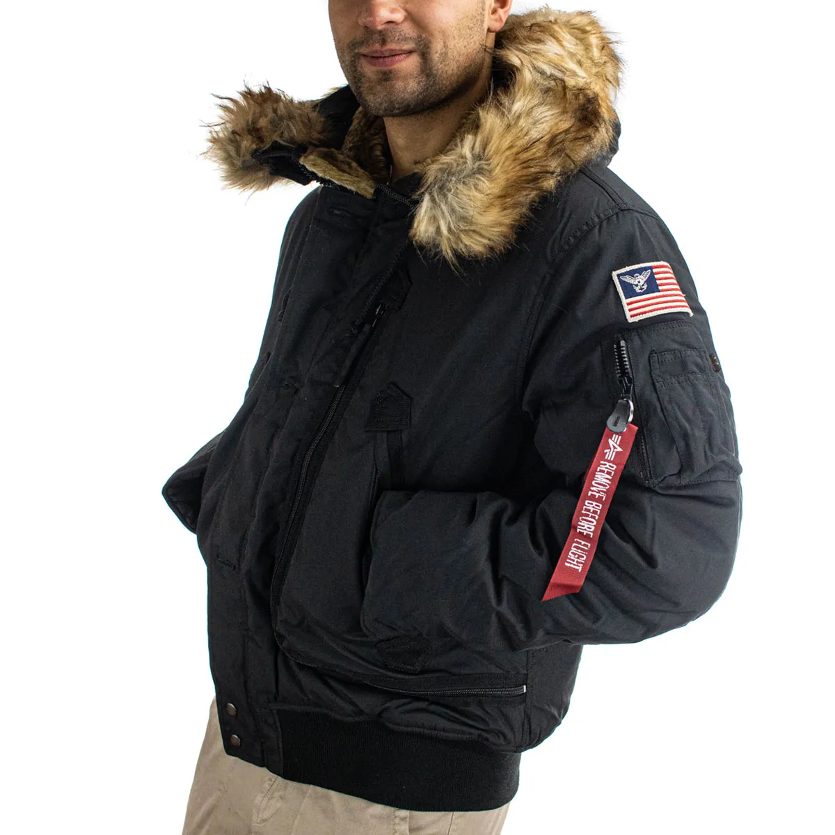 Alpha Industries Inc Polar Jacket SV Jacke 133141/03 - schwarz