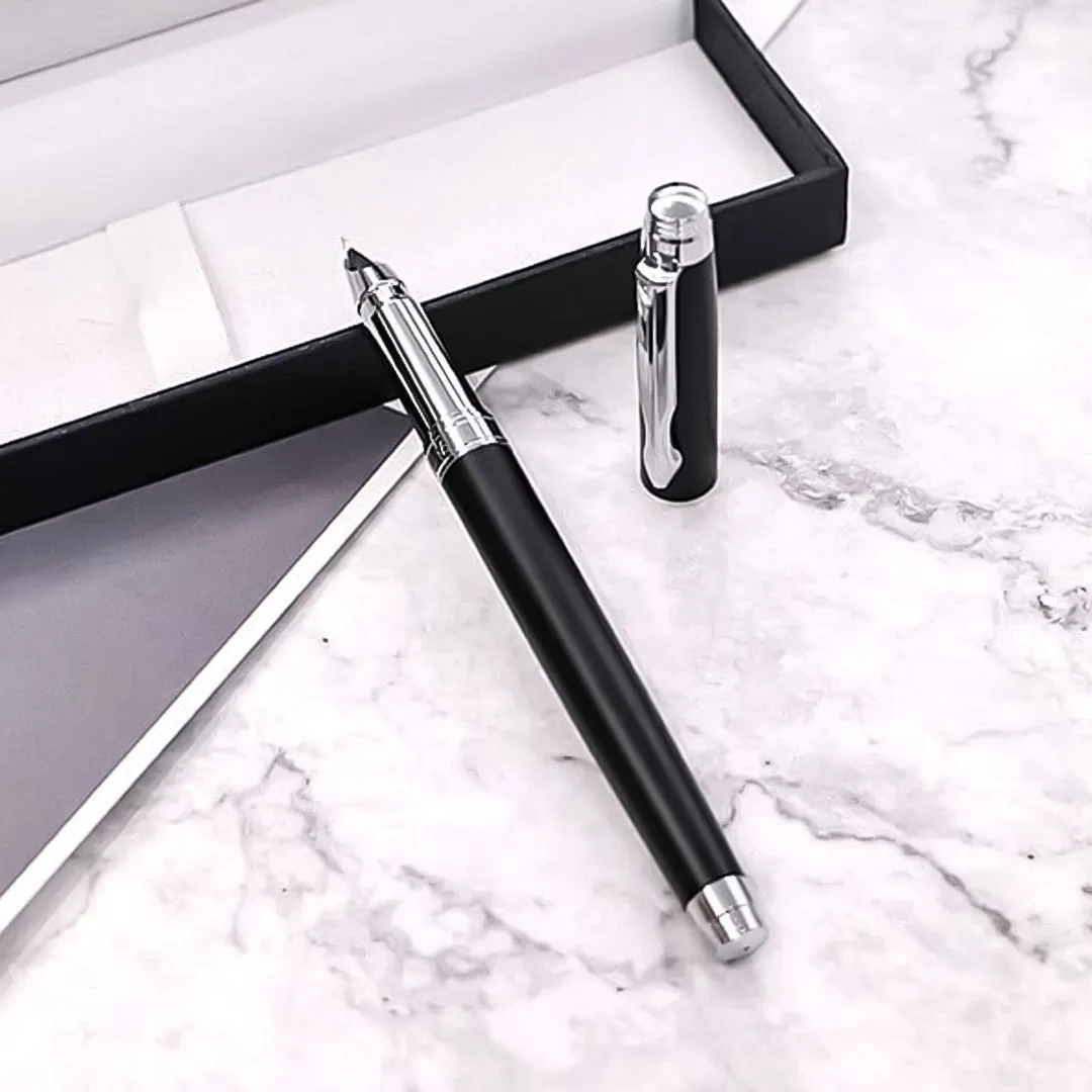 Baoke  0.7mm Black Ink Metal Shenbao Signature Fountain Pen
