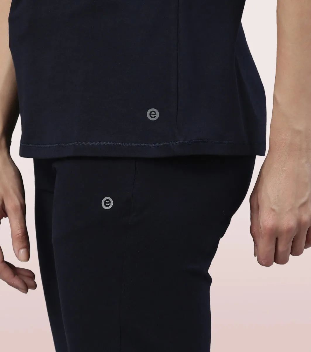 Basic ‘V’ Tee | Short Sleeve ‘V’ Neck Basic Stretch Cotton Tee