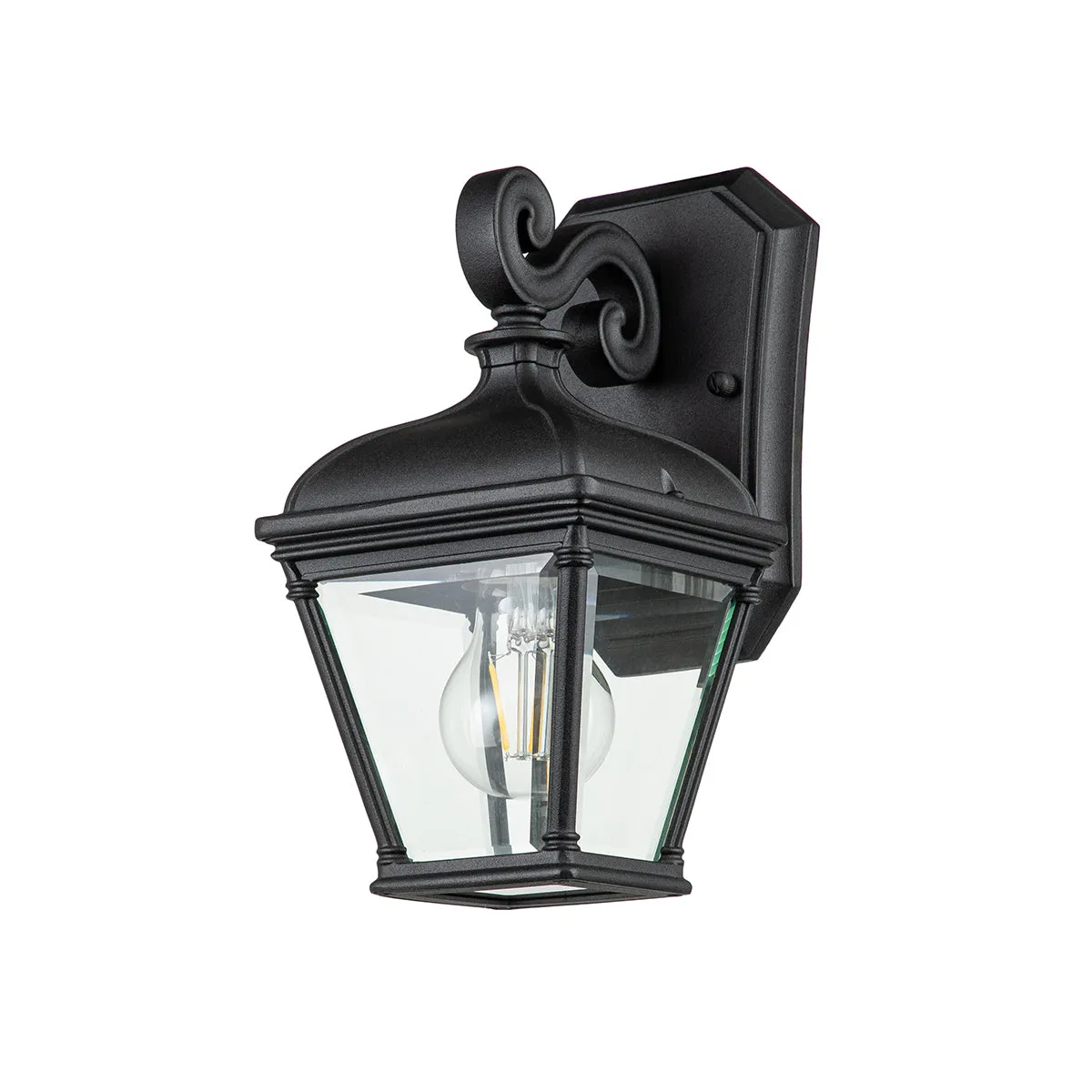 Bayview Small/Medium/Large Wall Lantern - Black Finish