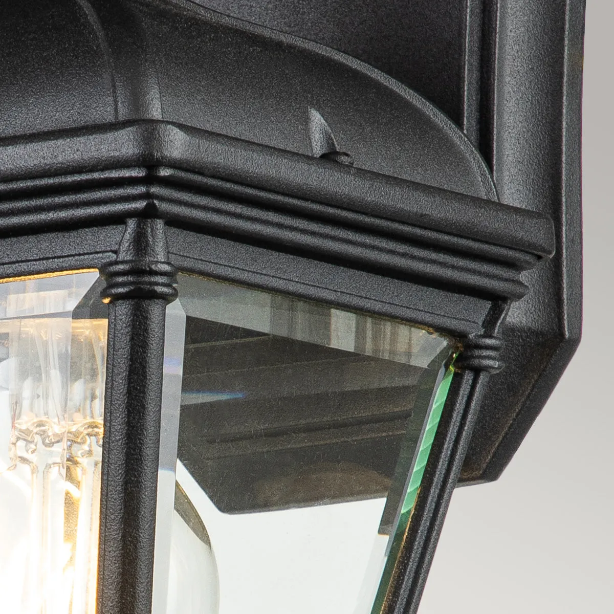 Bayview Small/Medium/Large Wall Lantern - Black Finish