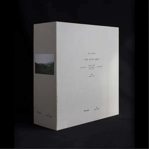Becandle x The Grey Green Vase Candle - Foggy Dew 400g