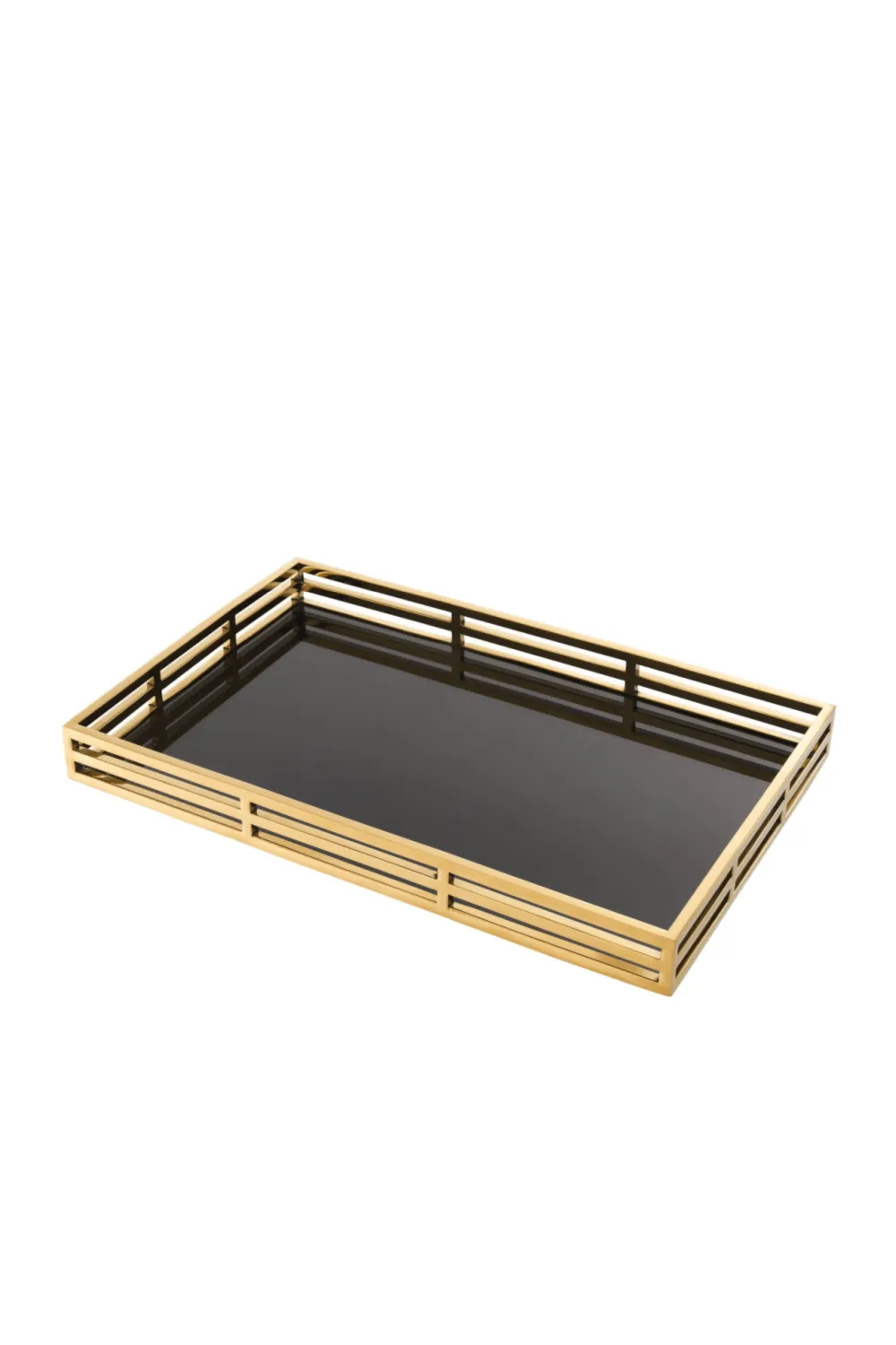 Black and Gold Serving Tray | Eichholtz Giacomo