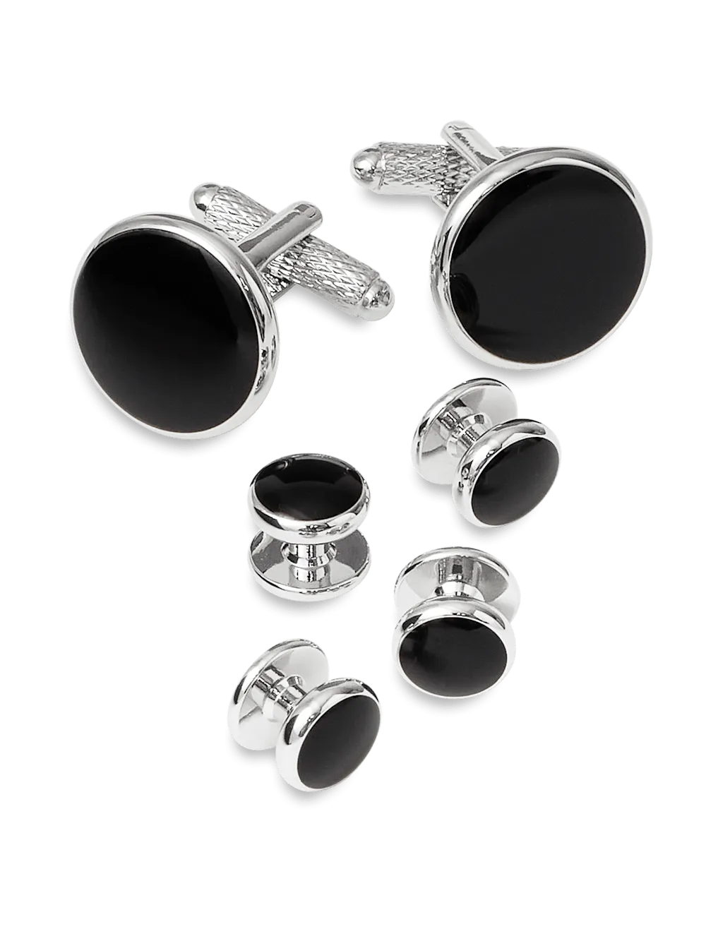 Black Onyx Stud Set - Black