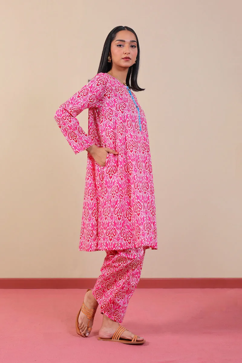 Block Printed Saga 2-Piece