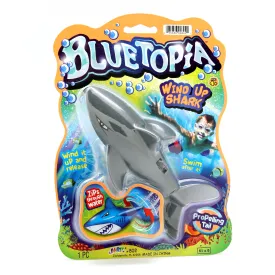 BLUETOPIA WIND UP SHARK ASSORTED STYLES