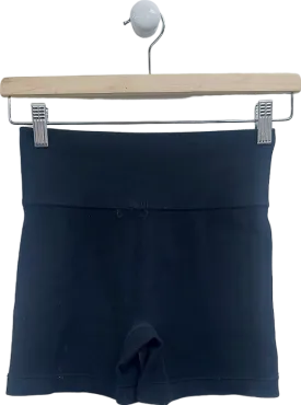 Bo Tee Black Ribbed High Waist Shorts UK S