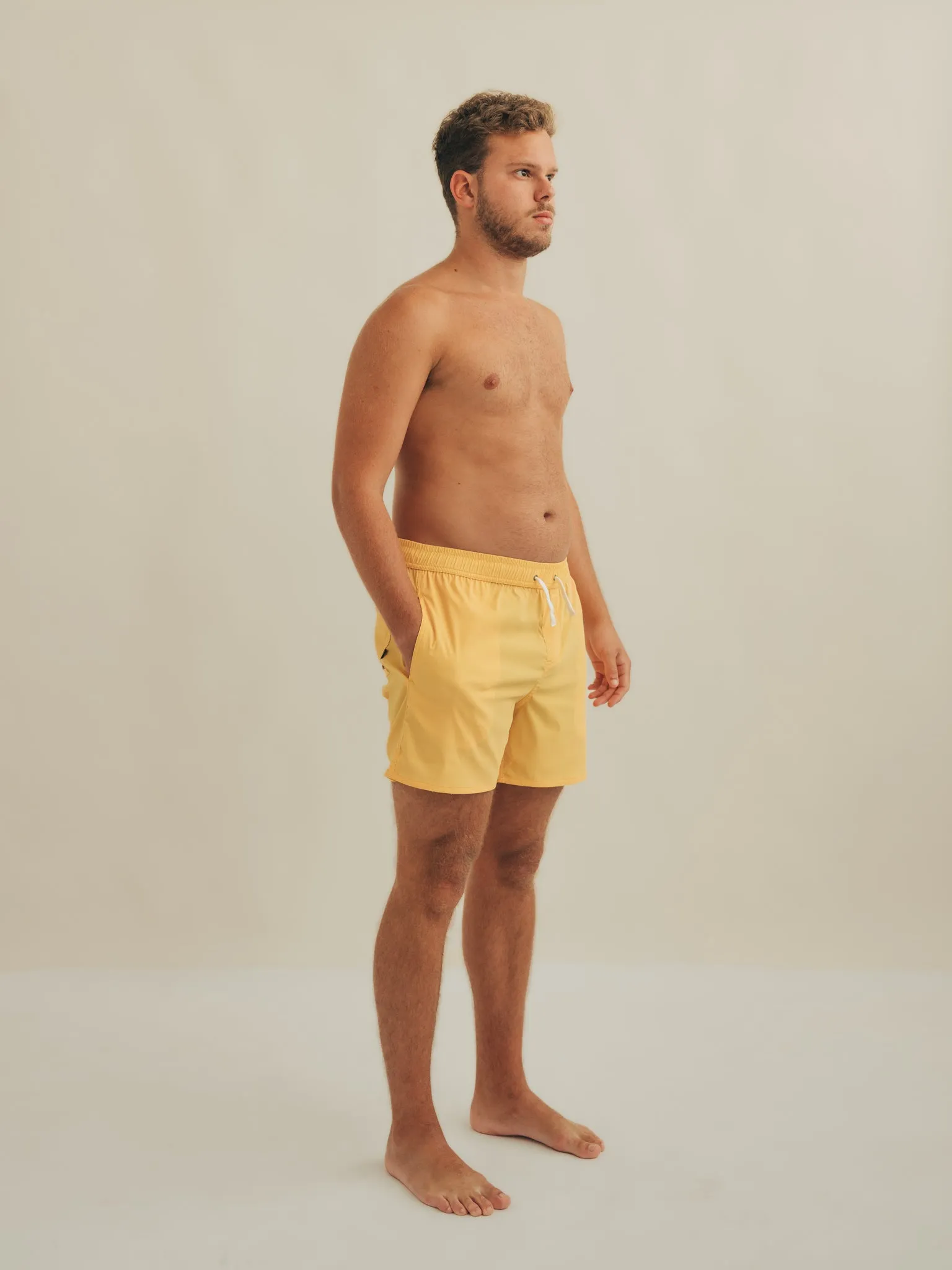 BOARDSHORTS PALE YELLOW