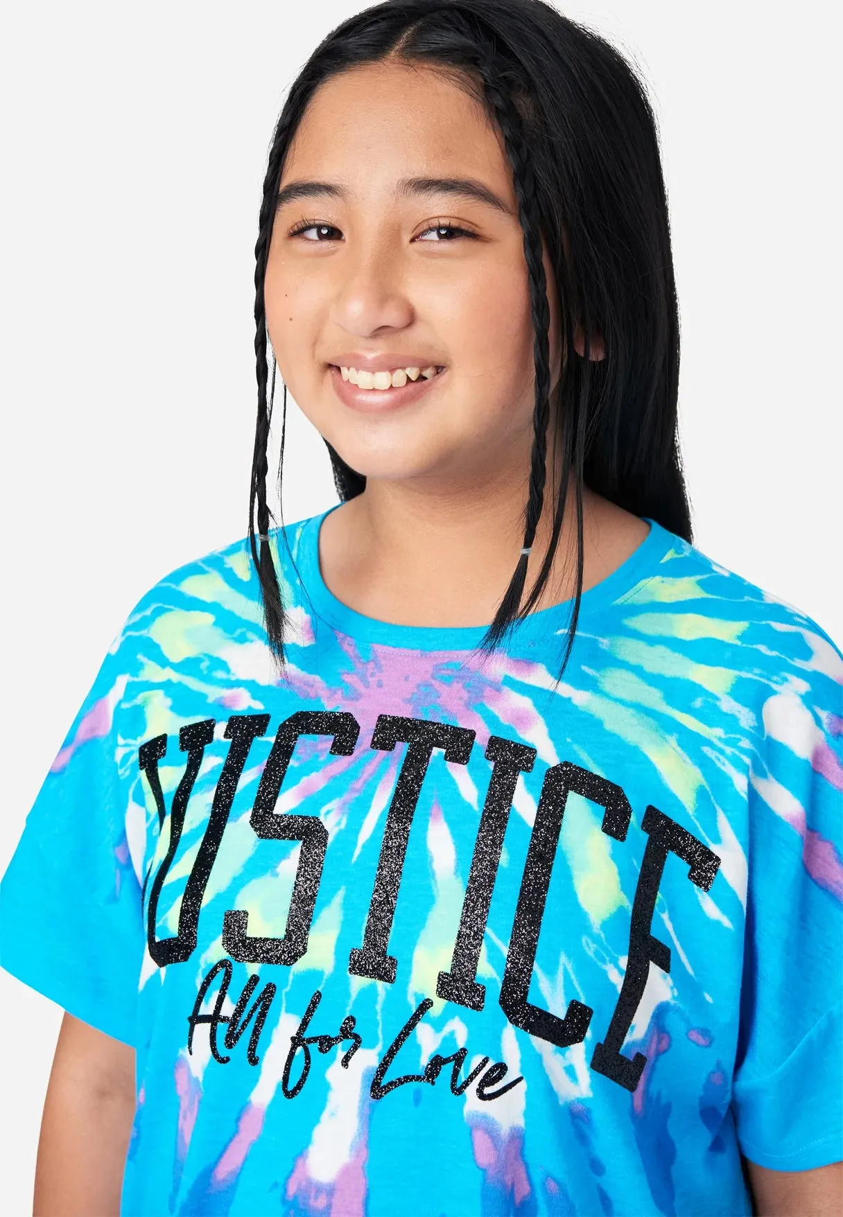 Boxy Dye Effect Short Sleeve Tee