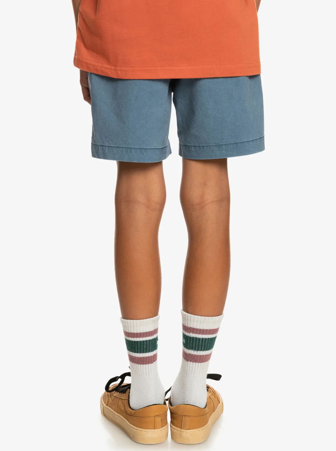 Boys 8-16 Taxer 15" Elastic Waist Shorts - Bering Sea