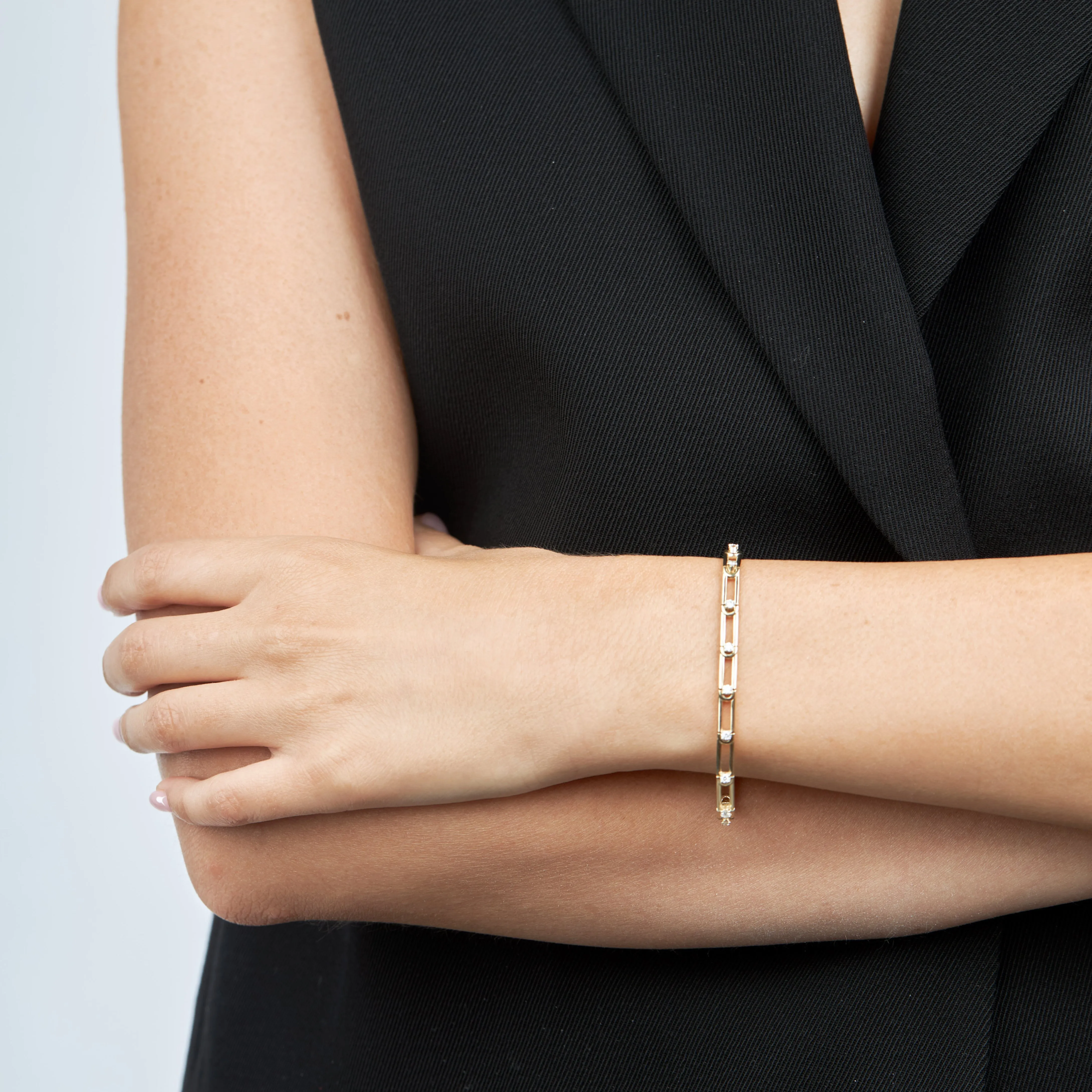 Bracelet 07 - White Diamonds