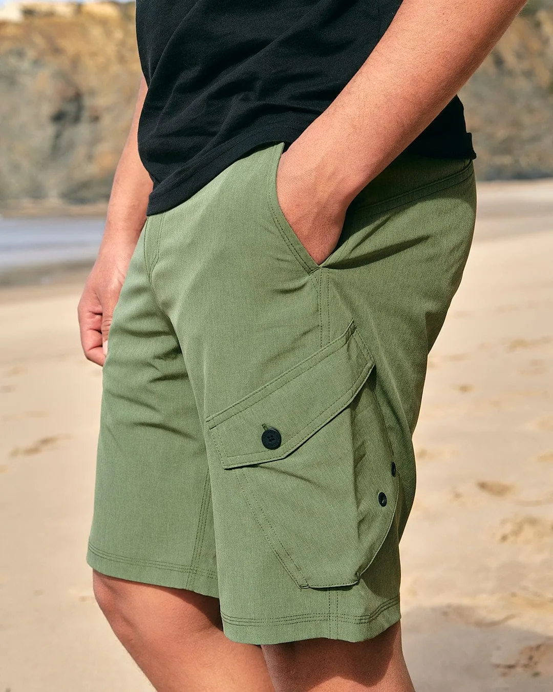 Cargo Amphibian II - Mens Boardshort - Dark Green