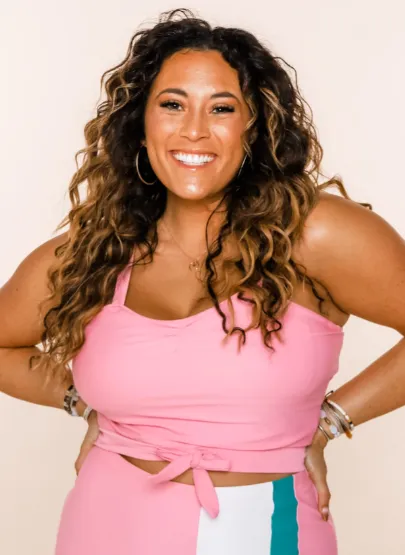 Castaway Tankini Top - Pink