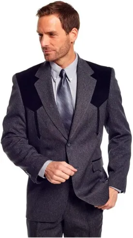 Circle S Men's Boise Western Suit Coat Short, Reg, Tall - Qrcc29 91 41