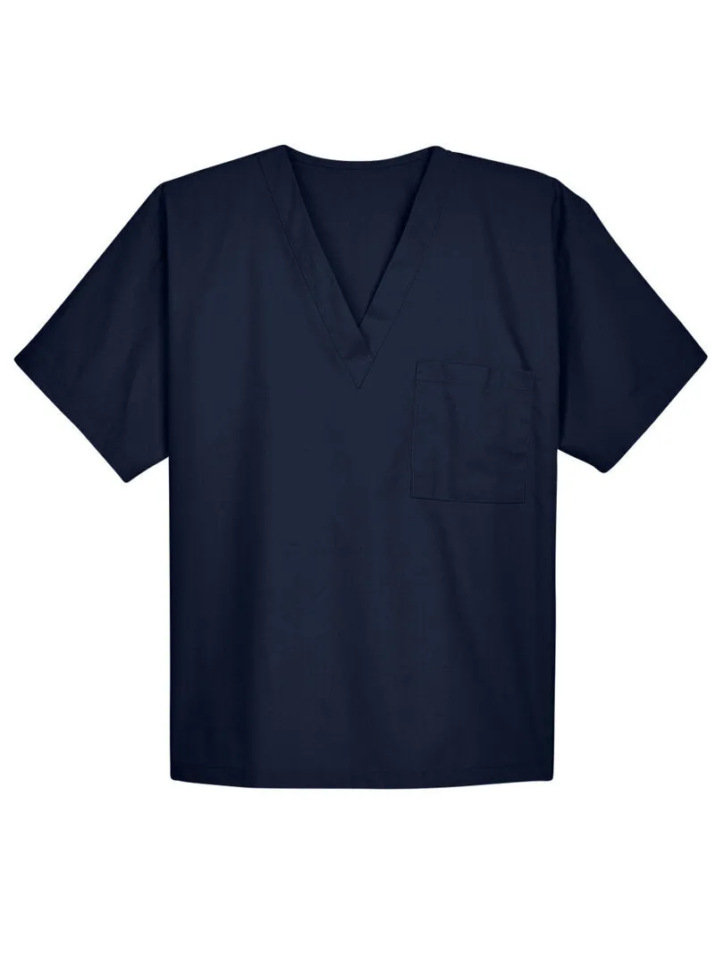 Dark Navy Harriton Adult Restore 4.9 oz. Scrub Top