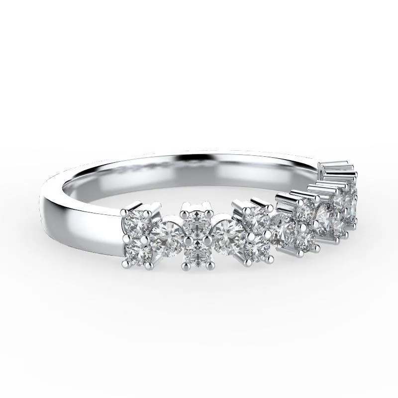 Diamond Semi Eternity Ring 18K Gold (0.52 ct. tw.)