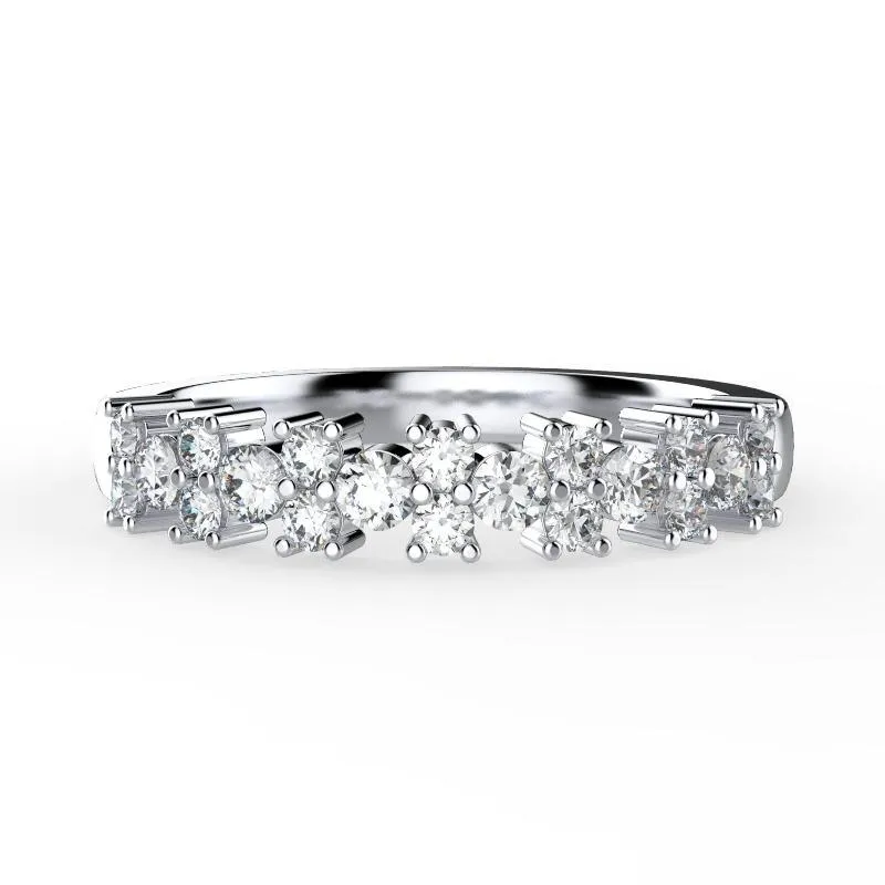 Diamond Semi Eternity Ring 18K Gold (0.52 ct. tw.)