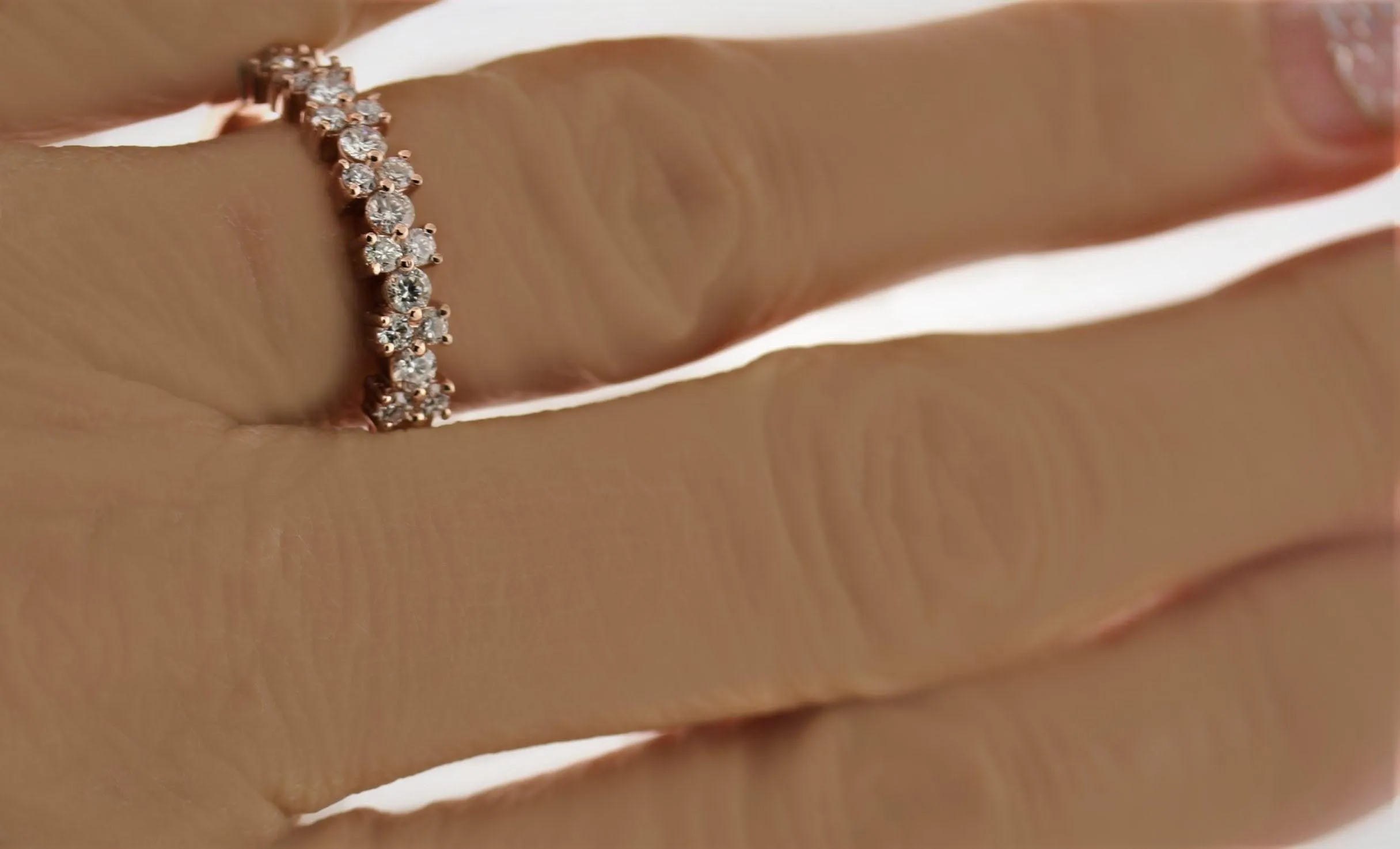 Diamond Semi Eternity Ring 18K Gold (0.52 ct. tw.)