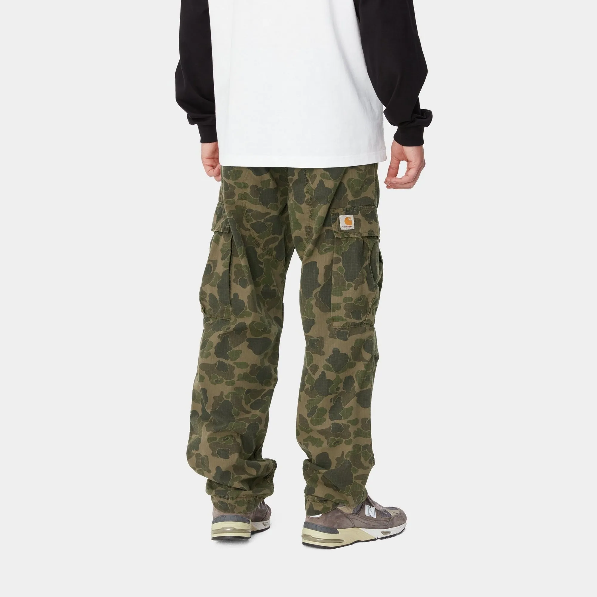 Duck Camo Cargo Pant | Green / Office Green (garment dyed)