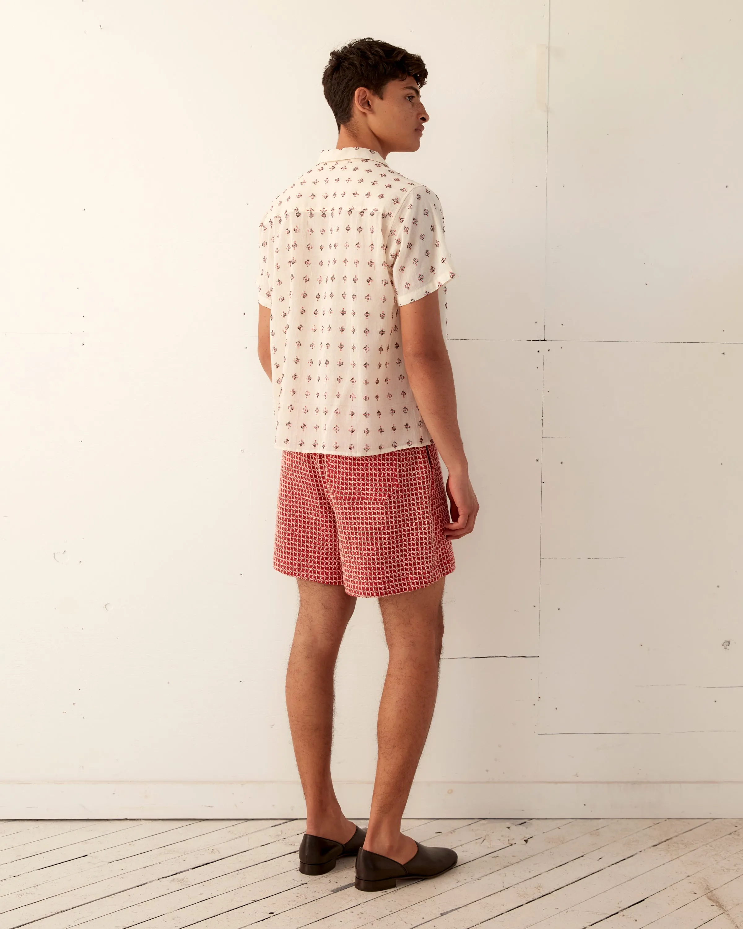 Duo Waffle Shorts - Red