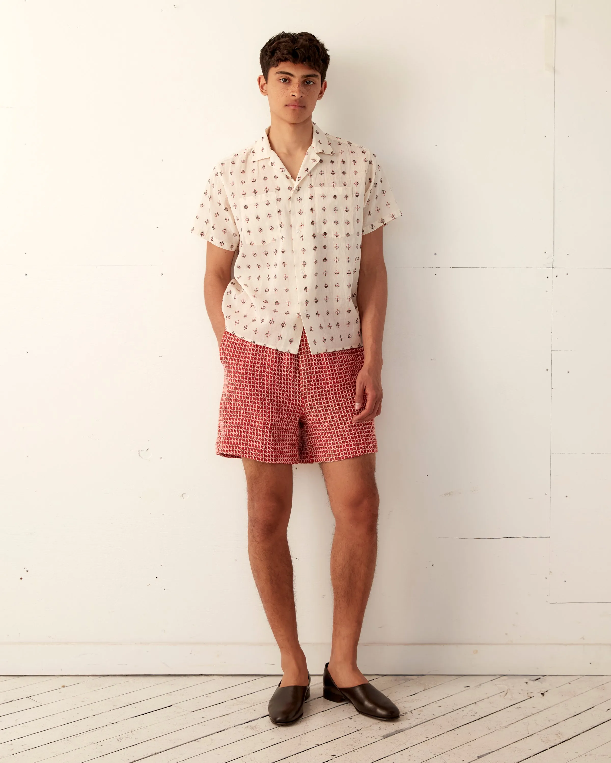 Duo Waffle Shorts - Red
