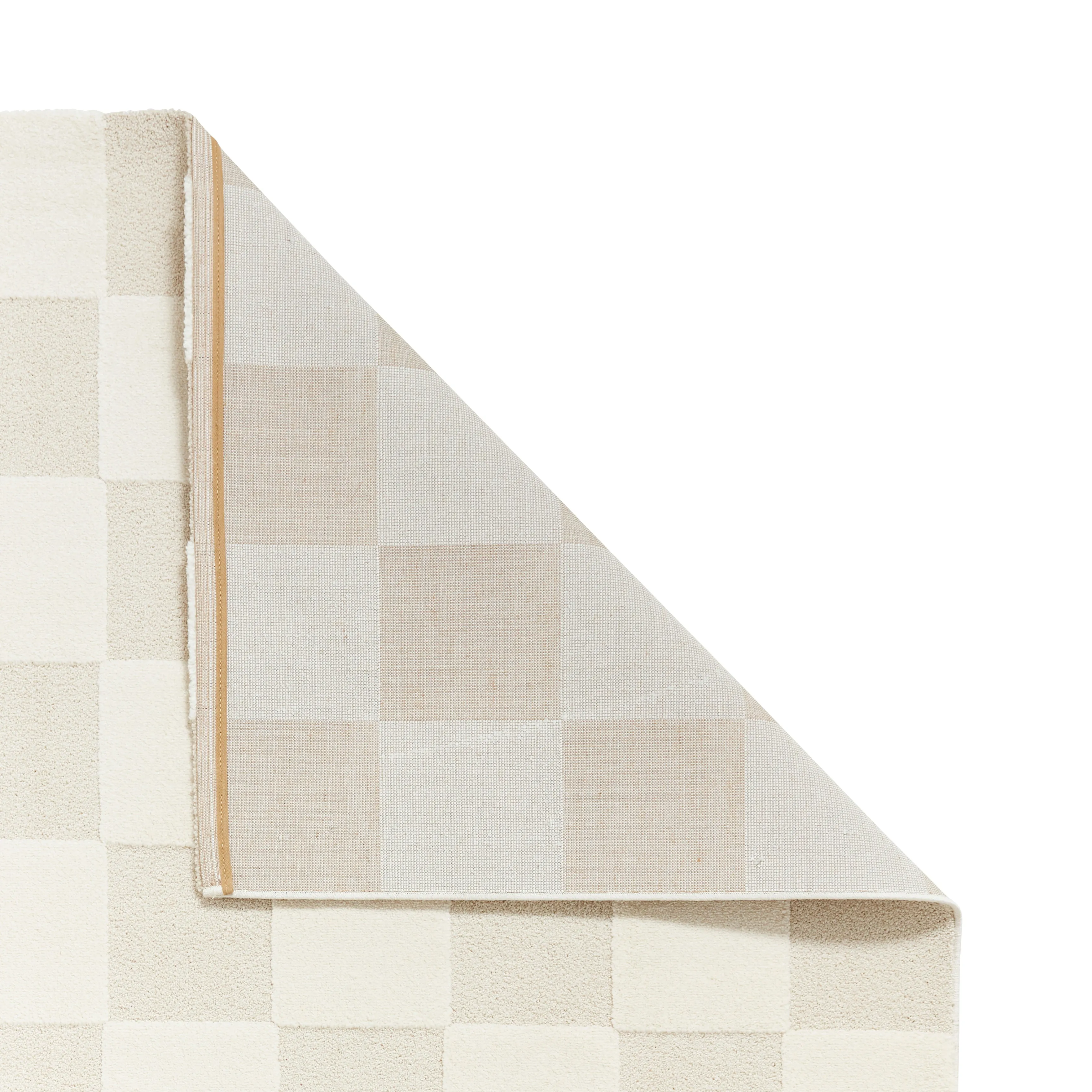 Elio 69924 Multi Textured Pile Rug Cream