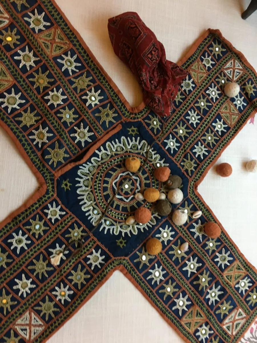 Embroidered Chopad Game Set