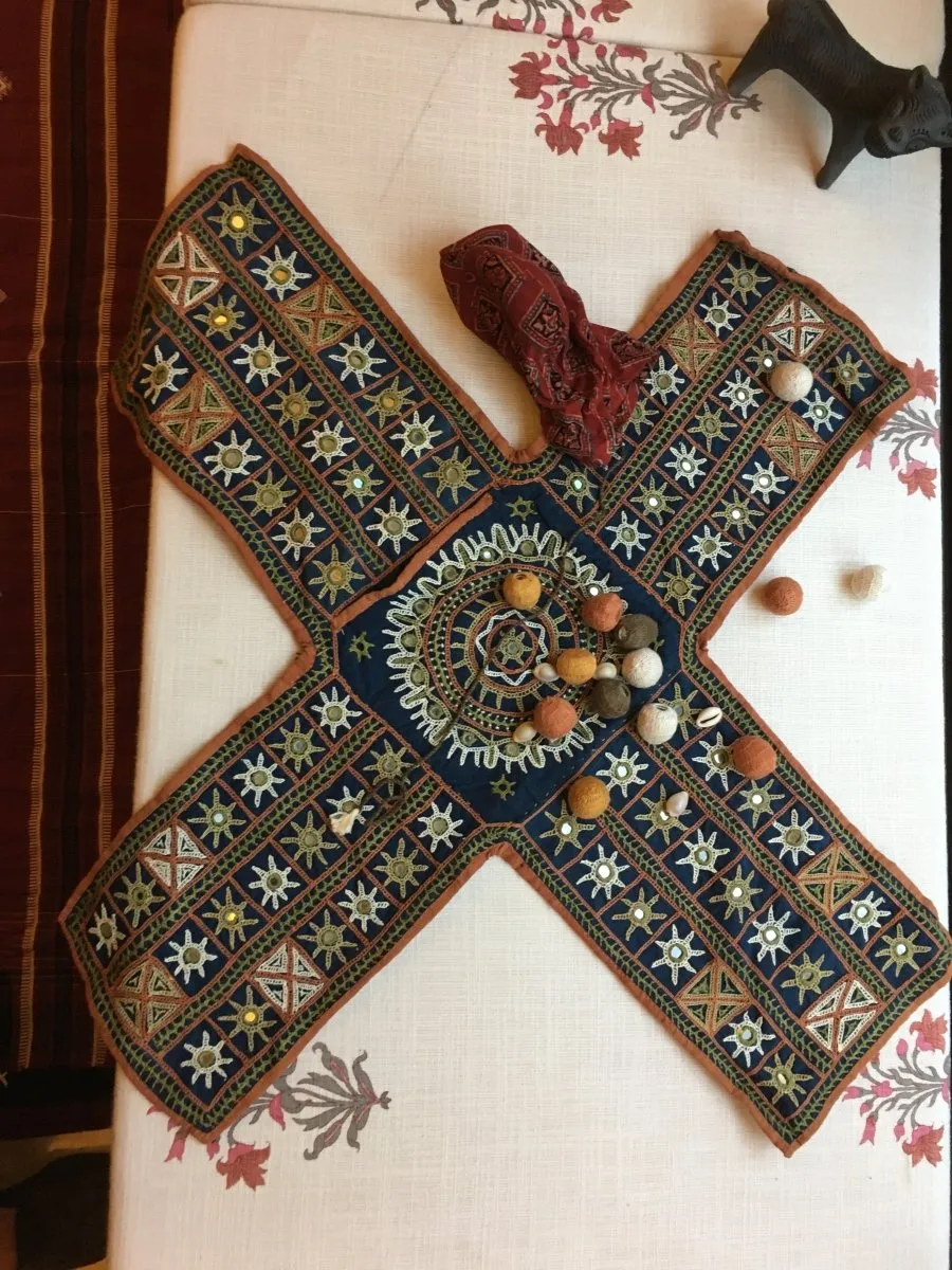 Embroidered Chopad Game Set