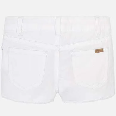 Embroidered floral shorts