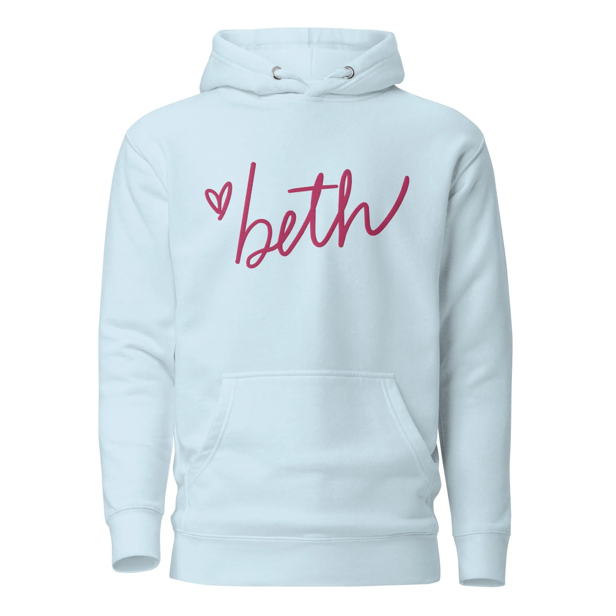 Embroidered "<3 Beth" Kate's Signature Unisex Hoodie