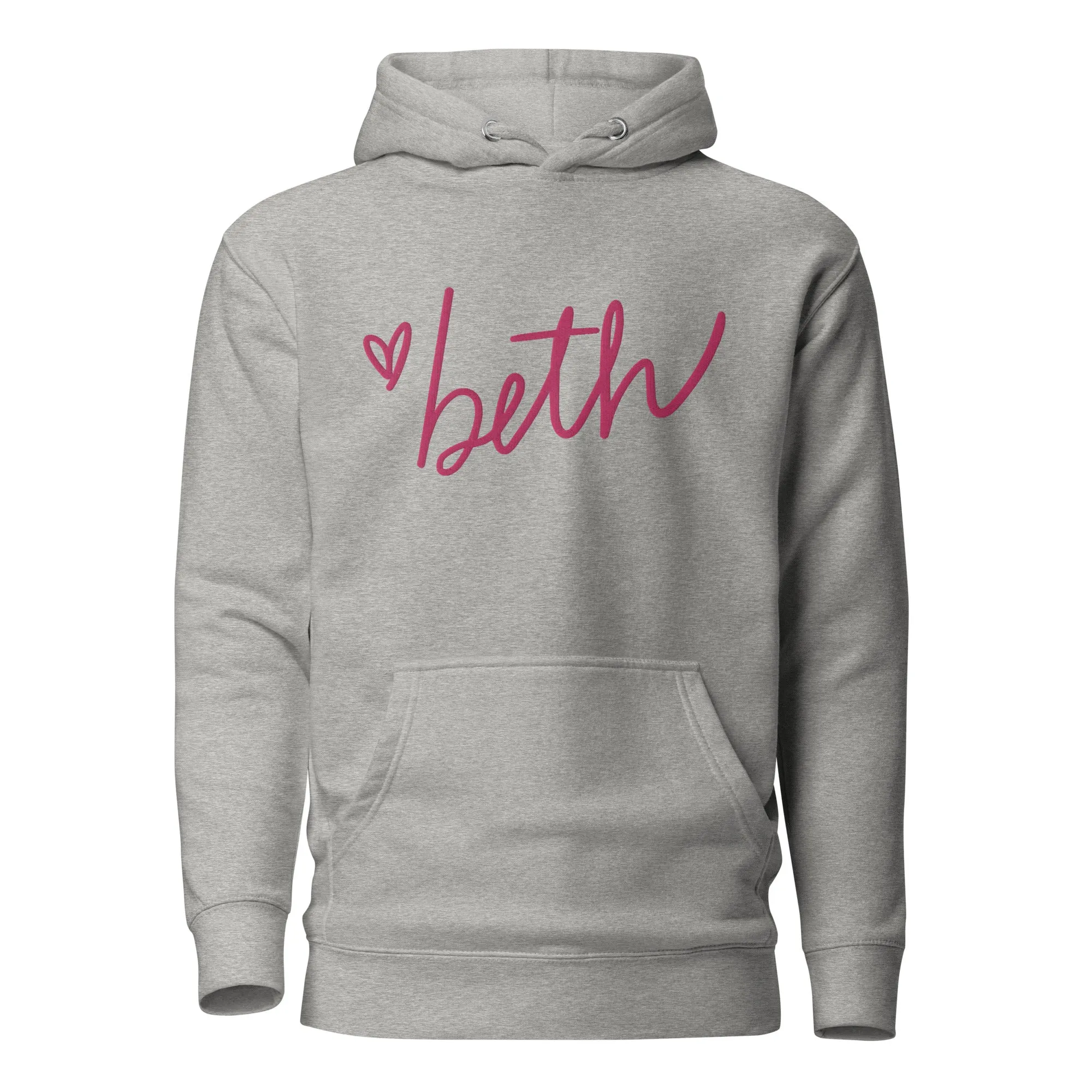 Embroidered "<3 Beth" Kate's Signature Unisex Hoodie