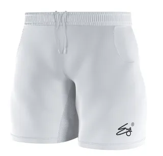 Eye Performance Line Shorts, White / Black logo