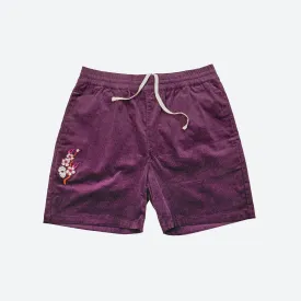 Fire Blossom Corduroy Short