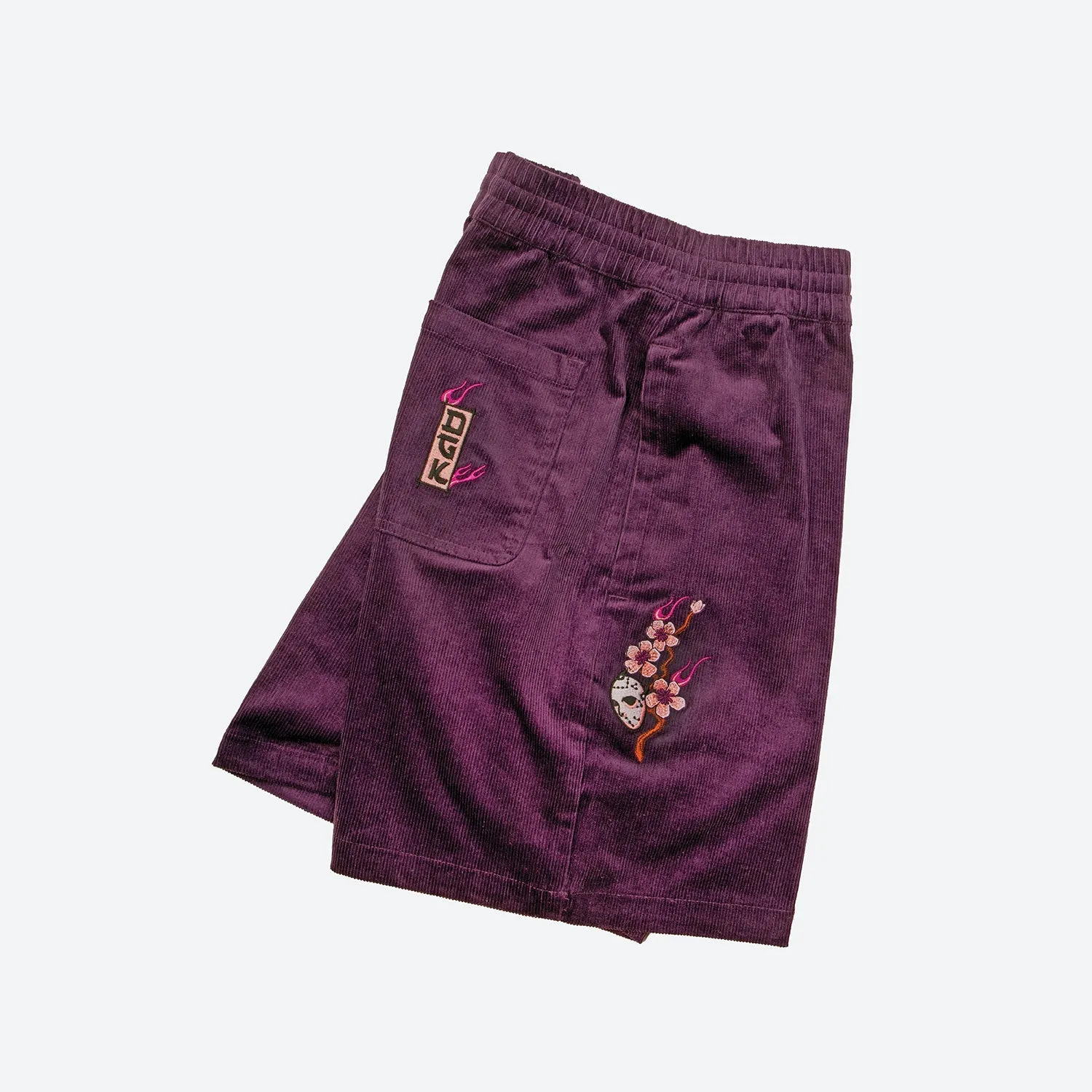 Fire Blossom Corduroy Short