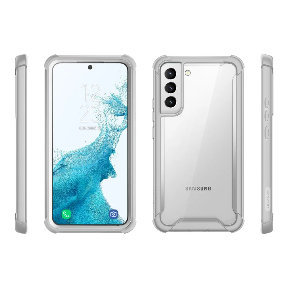 Galaxy S22 Ares Clear Rugged Case -  Gray