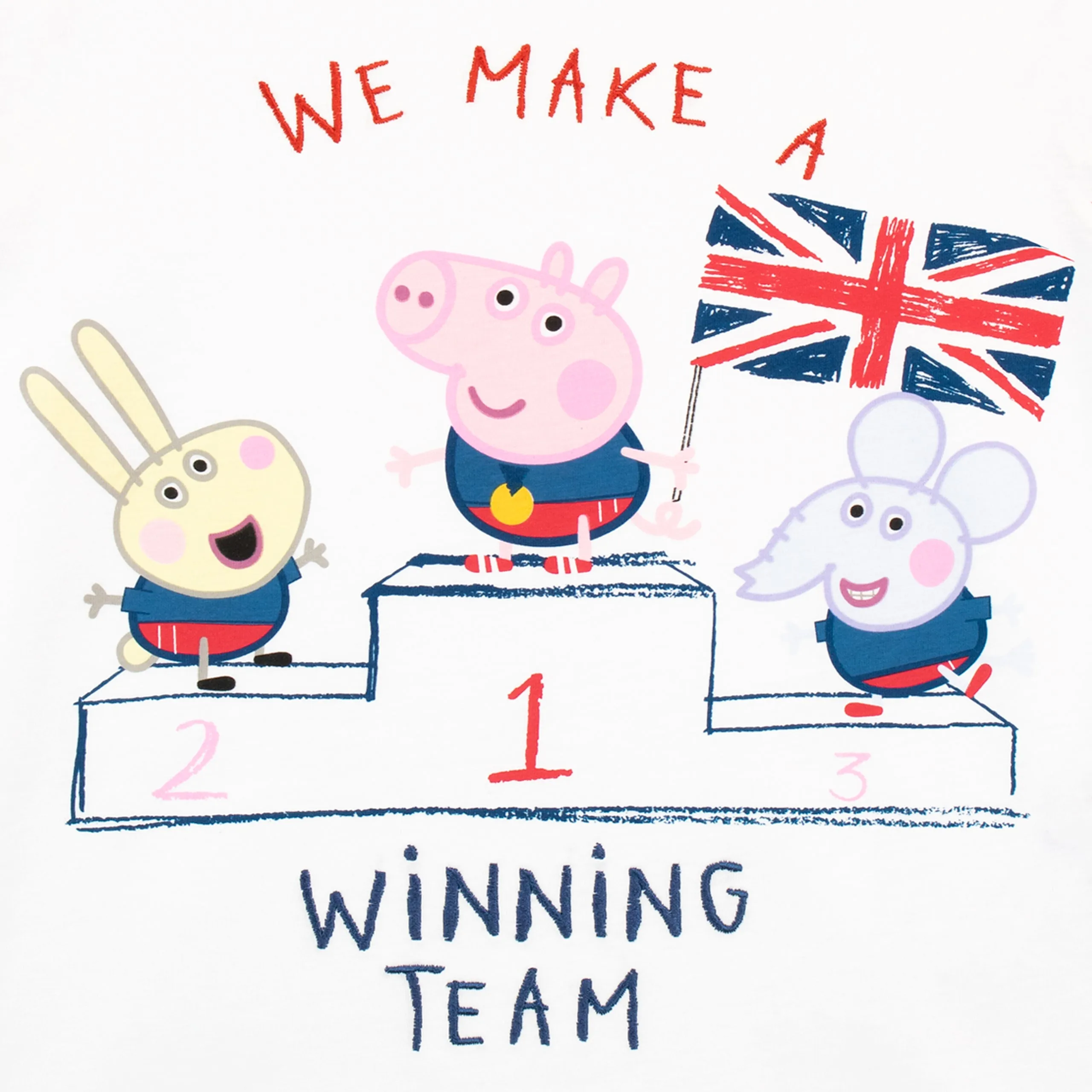 George Pig Team GB T-Shirt and Shorts Set