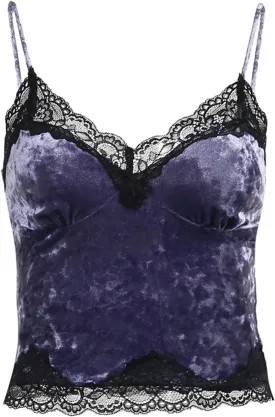 Goth Crop Top for Women or Teens Girls Gothic Trendy Tank Top