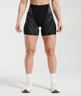 Gymshark Apex Limit Shorts - Black/Light Grey