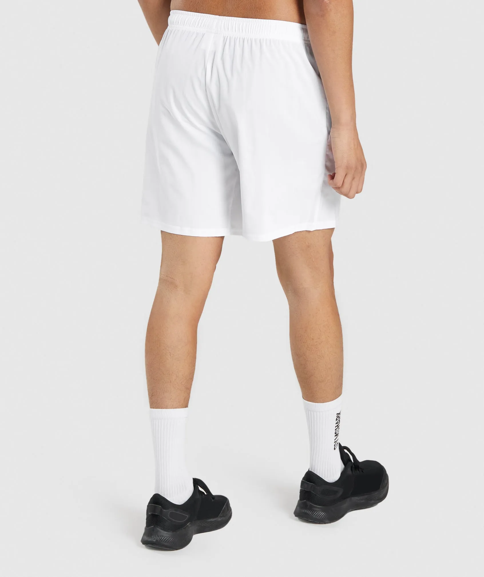 Gymshark Arrival 7" Shorts - White