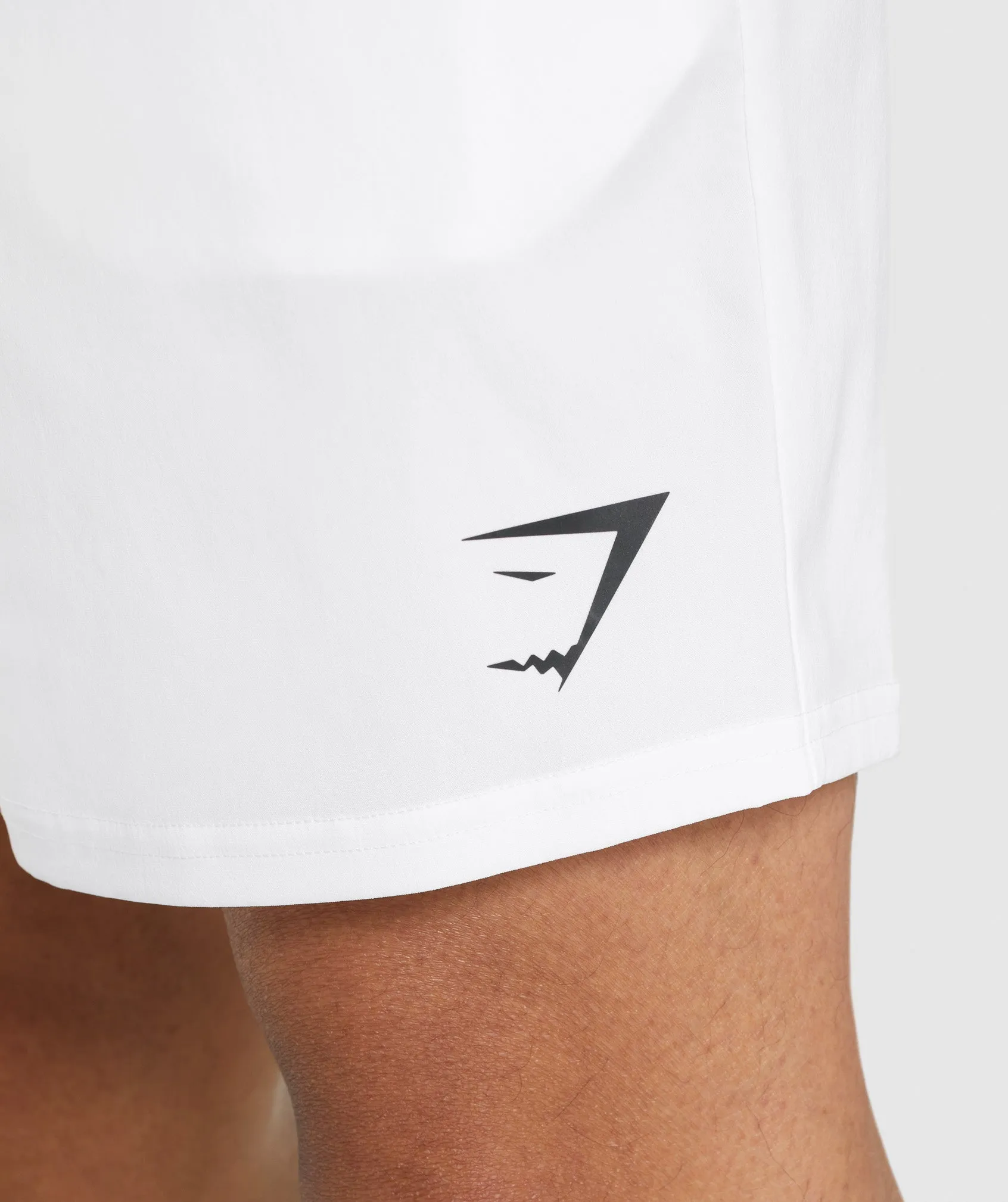 Gymshark Arrival 7" Shorts - White