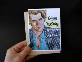Harry Styles Birthday Card