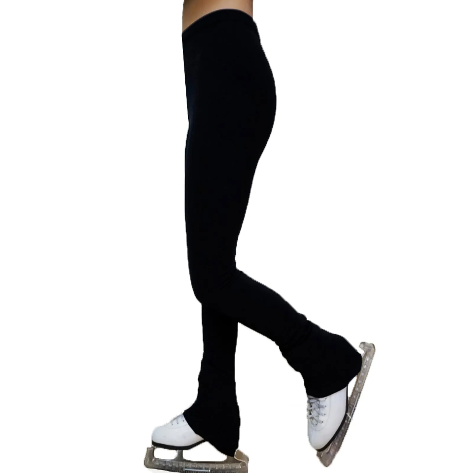Ice Figure Skating Compression Polyester Pants - UGSP8  - Secured ELASTIC cuff